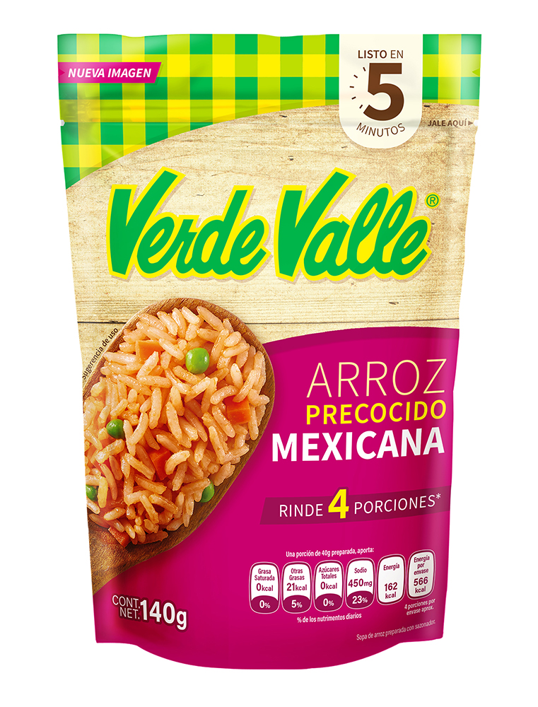 Arroz Precocido Mexicana Verde Valle