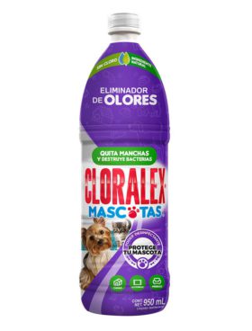 CLORALEX MASCOTAS 950 ML  15 UDS