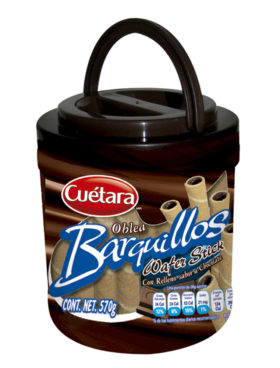 CUETARA BARQUILLOS 570 GR  1 UDS