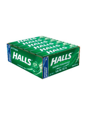 HALLS YERBA EXH  12 UDS