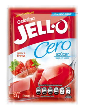 JELLO BAJA/C FRESA 25 GR  10 UDS