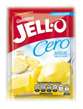 JELLO BAJA/C PIÑA 25 GR  10 UDS