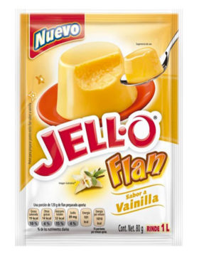 JELLO FLAN VAINILLA 80 GR  12 UDS