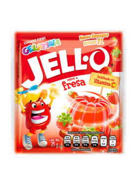 JELLO FRESA CUBO 25 GR  10 UDS