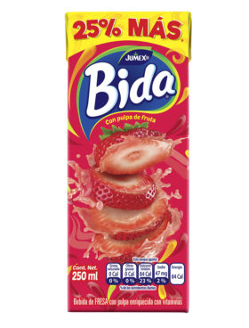 JUMEX BIDA FRESA 250 ML  12 UDS