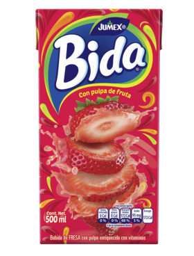 JUMEX BIDA FRESA 500 ML  12 UDS