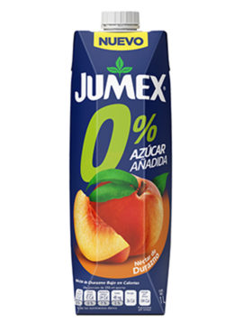 JUMEX CERO 0% DURAZNO TETRA 1LT  12 UDS