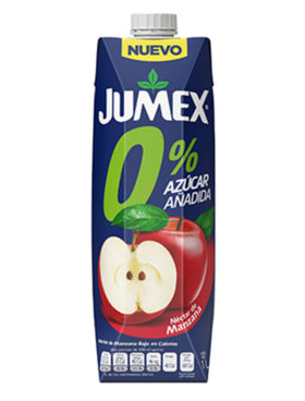 JUMEX CERO 0 % MANZANA TETRA 1 LT  12 UDS