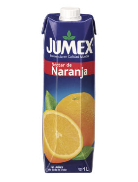 JUMEX NARANJA TETRA 1 LT  12 UDS