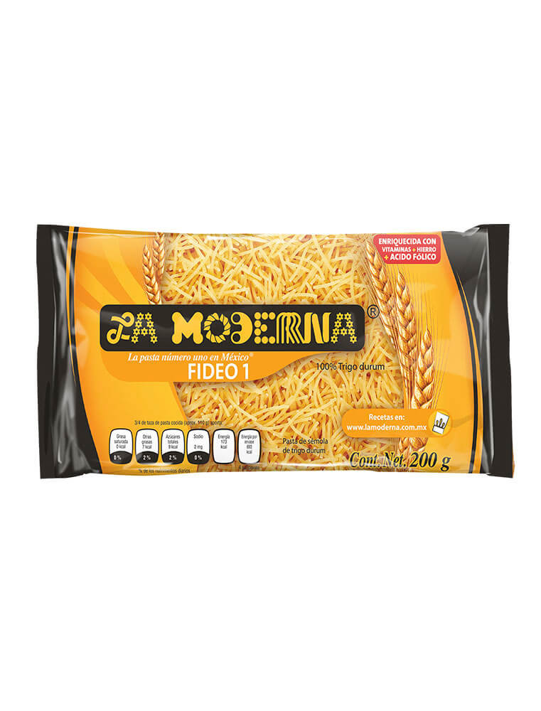 MODERNA FIDEO 1 200 GR 20 UDS