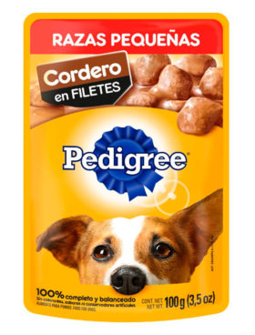 PEDIGREE SOB CORDERO R/PEQ 100 GR  10 UDS