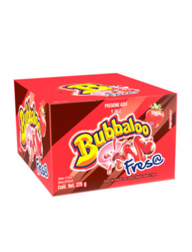 BUBBALOO FRESA EXH  50 UDS
