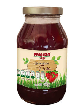 FAMESA MERMELADA FRESA 450 GR  6 UDS
