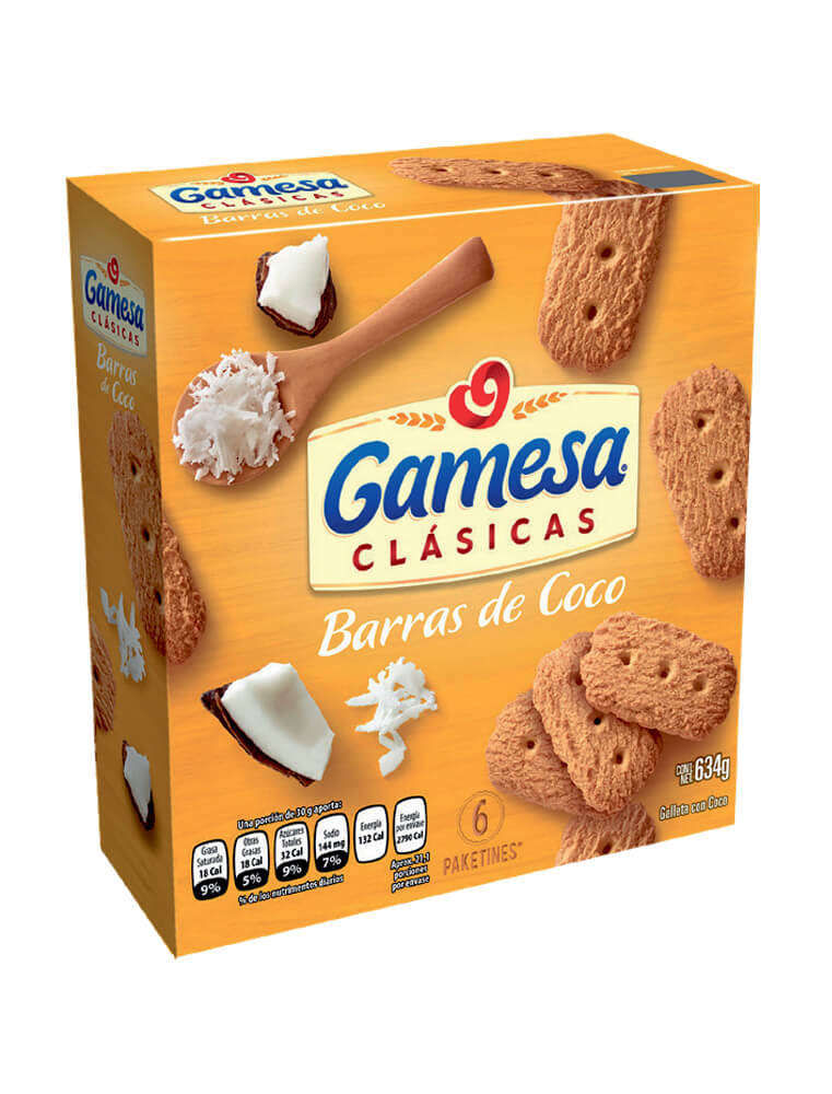 GAMESA BARRAS DE COCO EXH 634 GR