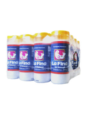 LA FINA SAL MOLIDA 250 GR  16 UDS