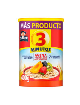 TRES MINUTOS 400 GR  6 UDS