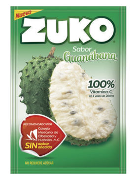 ZUKO GUANABANA 15 GR  8 UDS