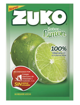 ZUKO LIMON 15 GR  8 UDS