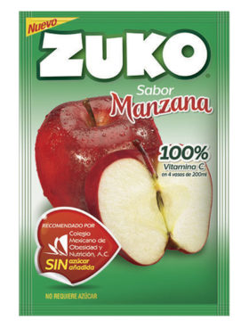ZUKO MANZANA 15 GR  8 UDS