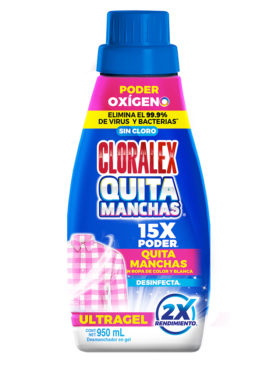 CLORALEX QUITA M OXIGENO 950 ML  5 UDS