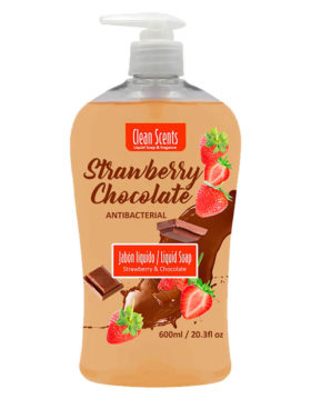 CLEAN SC LIQ FRESA/CHOCO 600 ML  4 UDS