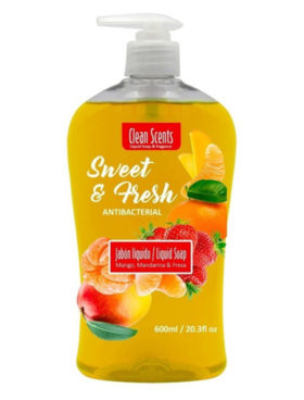 CLEAN SC LIQ.FRESH 600 ML  4 UDS