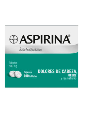 ASPIRINA 500 MG  100 UDS