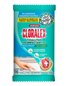CLORALEX TOALLA 16 1 UDS