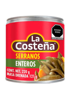 LA COSTEÑA SERRANOS - 220 GR  12 UDS