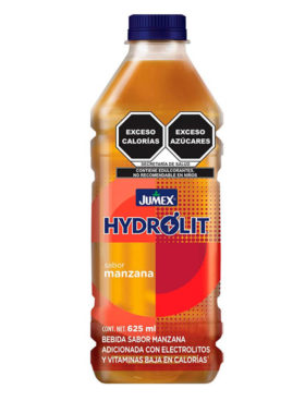 JUMEX HYDROLIT MANZANA 625 ML 4 UDS