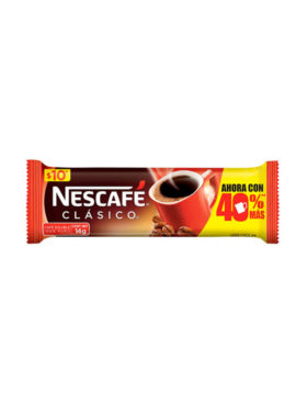 NESCAFE CLASICO SOBRE - 14 GR  15 UDS