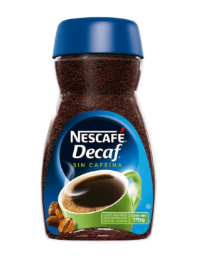 NESCAFE DECAF 170 GR  6 UDS