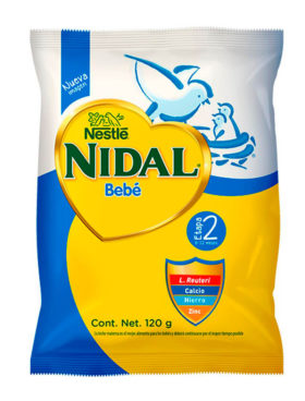 NESTLE NIDAL 2 SOBRE 120 GRS  8 UDS