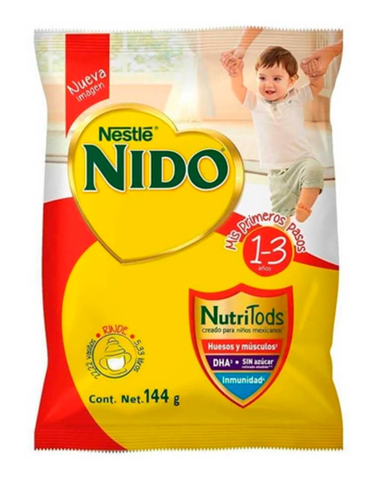 NESTLE NIDO KINDER SOBRE 144 GR 12 UDS
