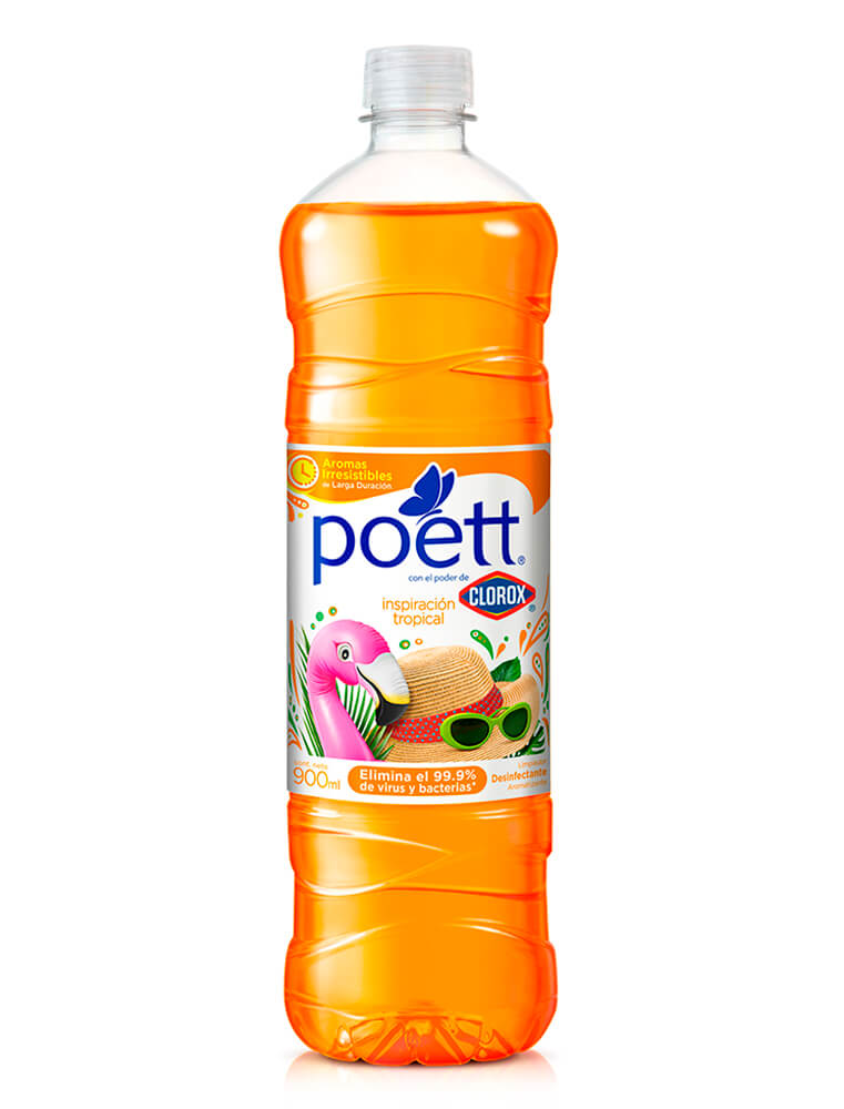 POETT INSPIRACION TROPICAL 900 ML 4 UDS