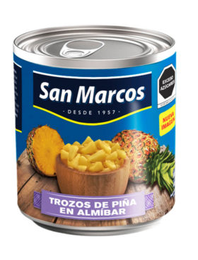 SAN MARCOS PIÑA 800 GR  6 UDS