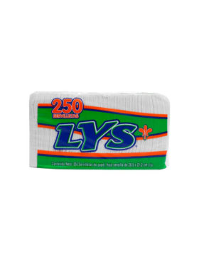LYS SERVILLETAS - 250 HOJAS  8 UDS