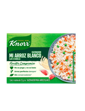 KNORR SAZONADOR BLANCO 17 GR  10 UDS