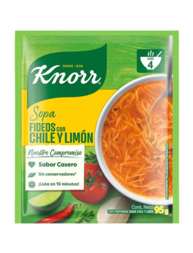 KNORR FIDEOS 95 GR  12 UDS