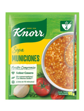 KNORR MUNICION 95 GR  12 UDS