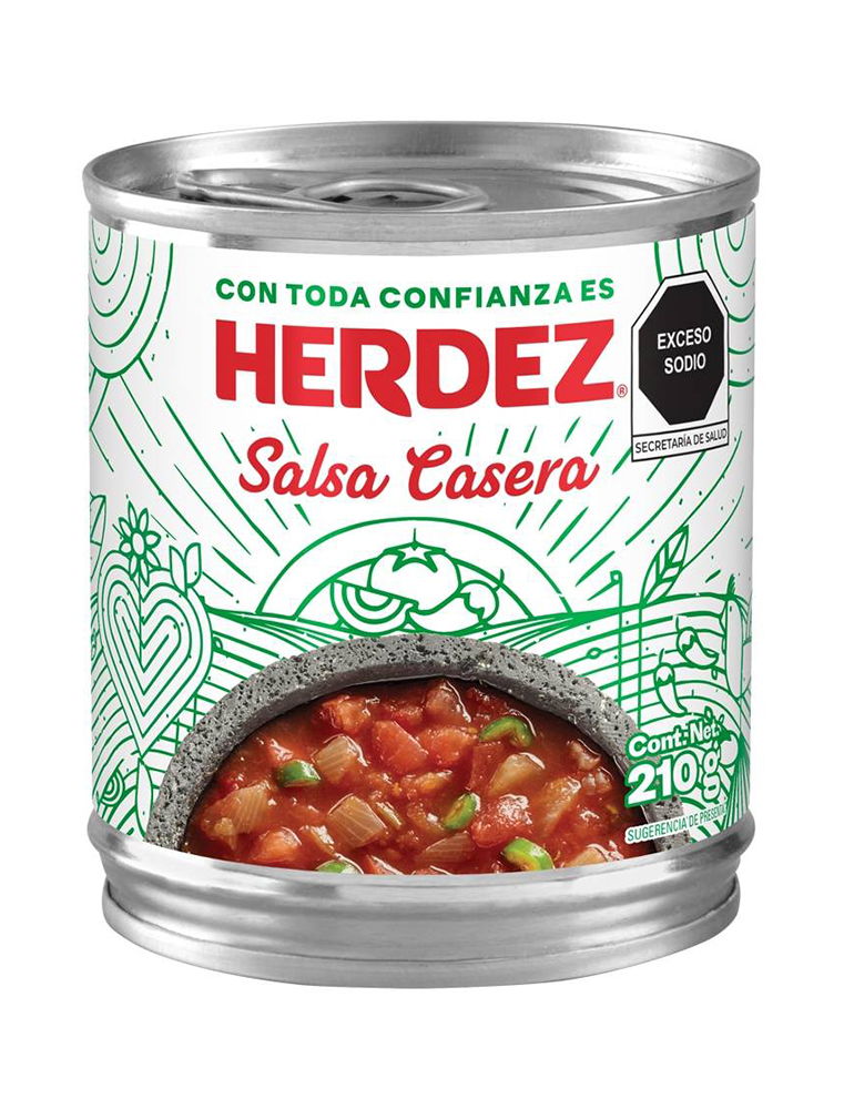 HERDEZ SALSA ROJA 210 GR 12 UDS