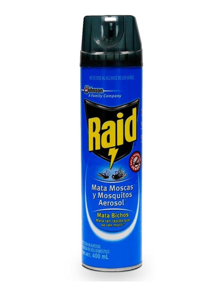 RAID MATA BICHOS 400 ML 4 UDS